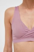Спортивний бюстгальтер для годування adidas Performance Yoga Essentials колір рожевий однотонний