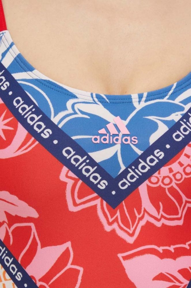 Суцільний купальник adidas Performance Farm м'яка чашечка колір барвистий (3382835) фото 5