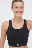 Спортивний бюстгальтер Fila Reboredo колір чорний візерунок