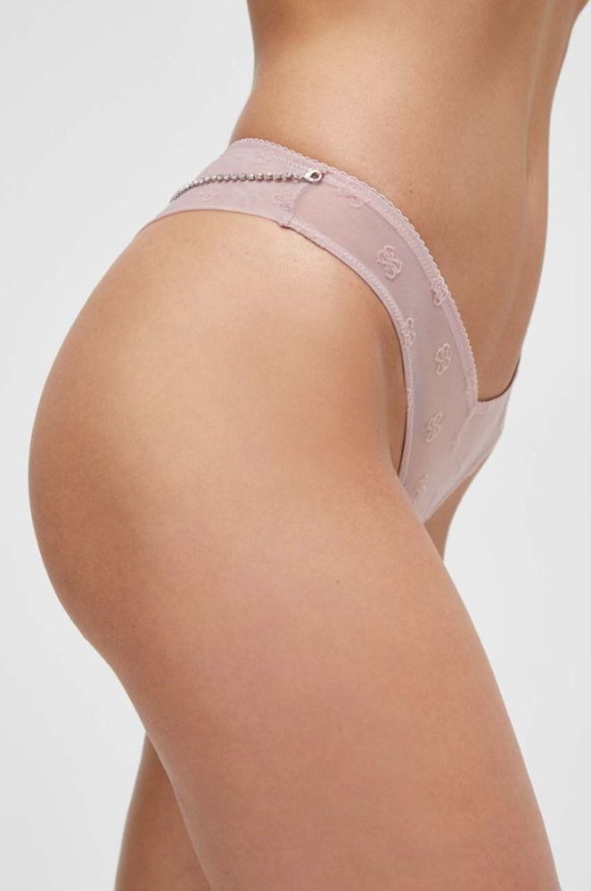 Стринги Guess колір рожевий (3597127) фото 2