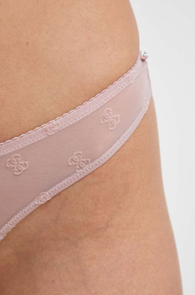 Стринги Guess колір рожевий (3597127) фото 4