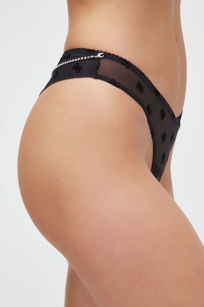 Стринги Guess колір чорний (3597135) фото 2