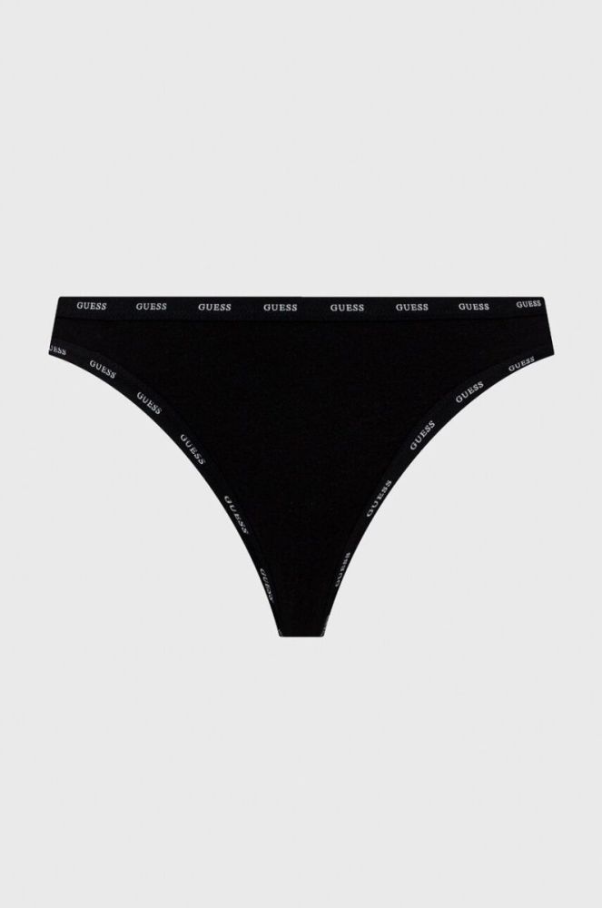 Стринги Guess 3-pack колір чорний фото 4