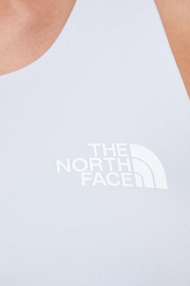 Спортивний бюстгальтер The North Face Flex однотонний колір блакитний фото 5