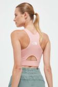 Спортивний бюстгальтер The North Face Flex колір рожевий однотонний