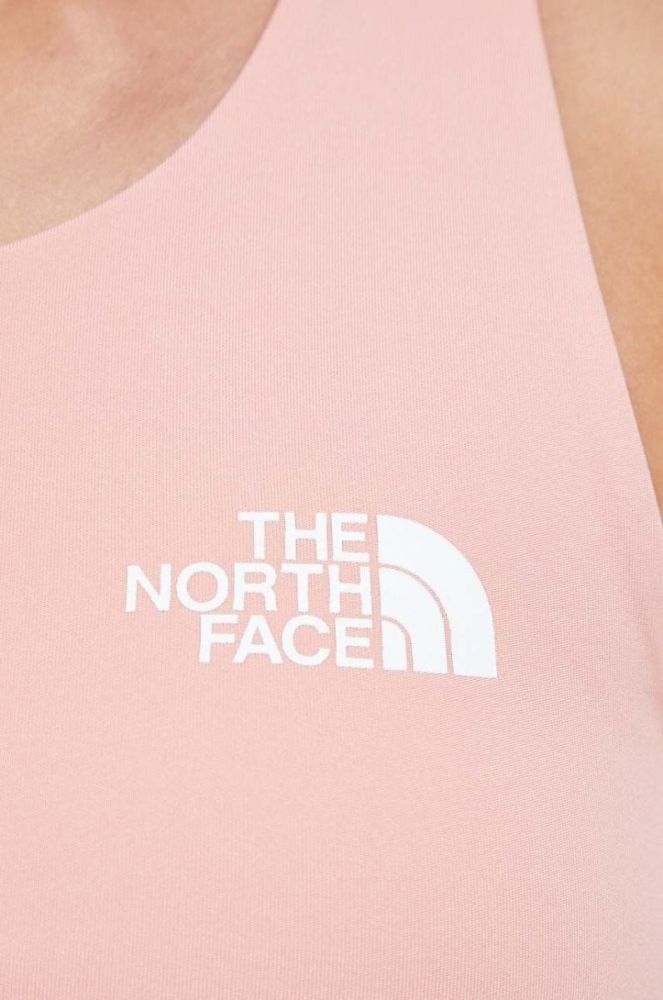 Спортивний бюстгальтер The North Face Flex колір рожевий однотонний фото 5