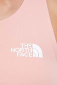 Спортивний бюстгальтер The North Face Flex колір рожевий однотонний