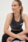 Спортивний бюстгальтер The North Face Flex колір чорний візерунок Спортивний бюстгальтер The North Face Flex колір чорний візерунок