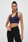 Спортивний бюстгальтер Puma колір синій однотонний Спортивний бюстгальтер Puma колір синій однотонний