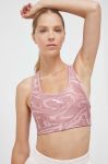 Спортивний бюстгальтер Puma 4Keeps колір рожевий візерунок Спортивний бюстгальтер Puma 4Keeps колір рожевий візерунок