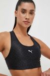 Спортивний бюстгальтер Puma 4Keeps колір чорний візерунок (3631399) Спортивний бюстгальтер Puma 4Keeps колір чорний візерунок (3631399)