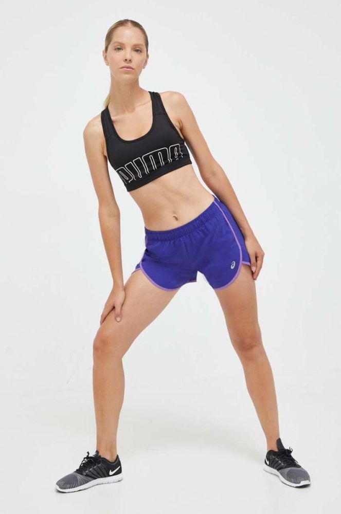 Спортивний бюстгальтер Puma 4Keeps колір чорний візерунок (3472217) фото 2