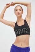 Спортивний бюстгальтер Puma 4Keeps колір чорний візерунок (3472217)