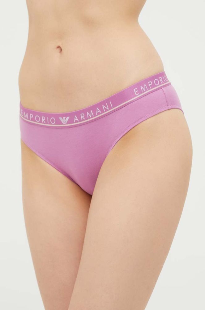 Труси Emporio Armani Underwear 2-pack колір фіолетовий