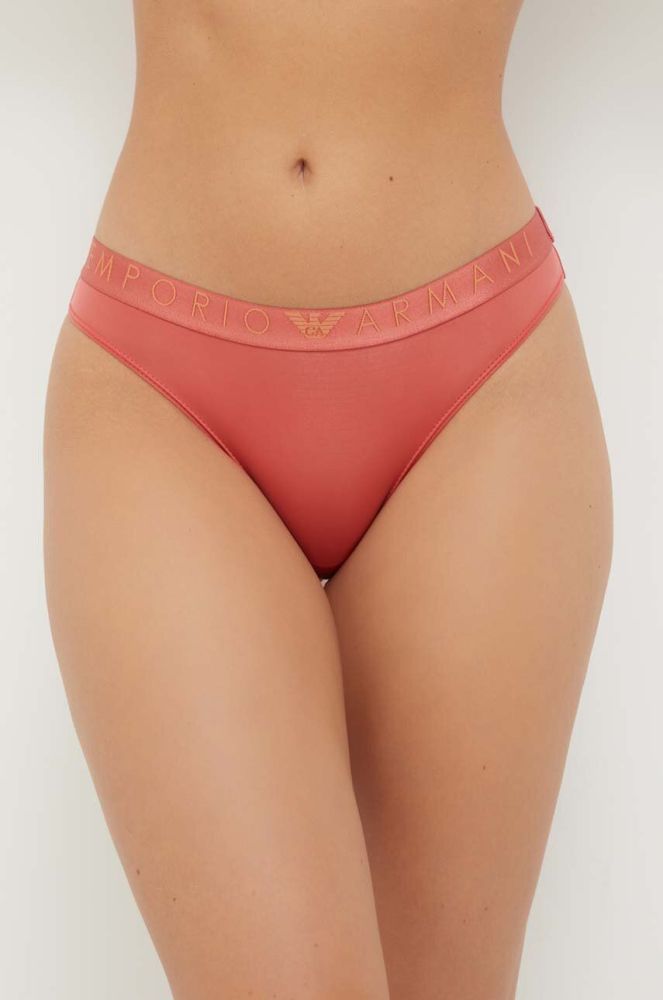 Труси Emporio Armani Underwear 2-pack колір рожевий