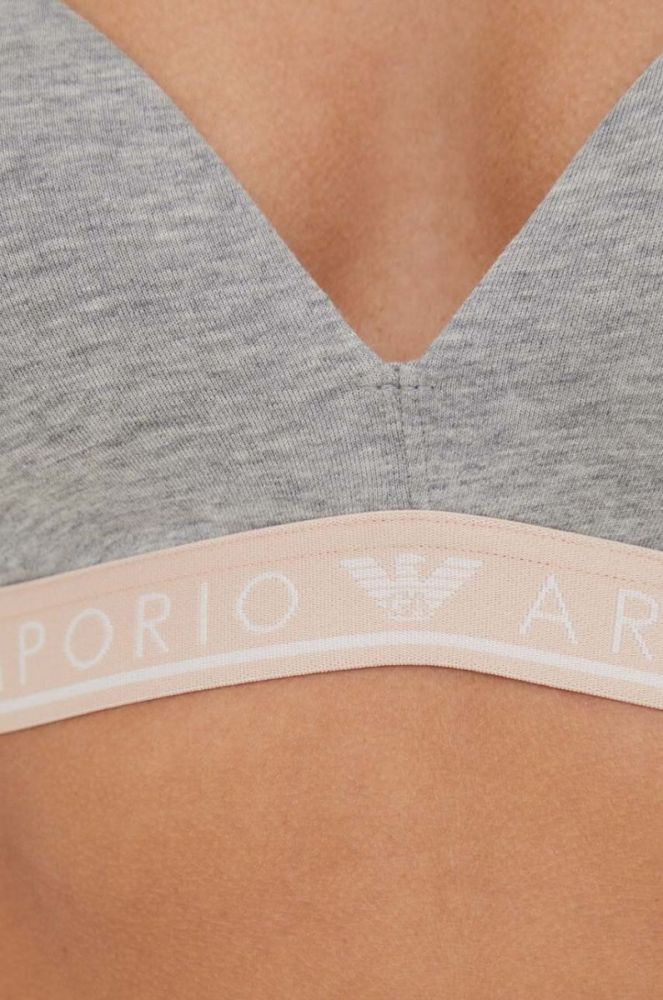 Бюстгальтер Emporio Armani Underwear колір сірий меланж фото 3