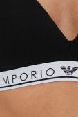 Бюстгальтер Emporio Armani Underwear колір чорний меланж