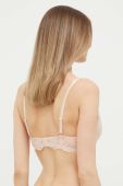 Бюстгальтер Emporio Armani Underwear колір бежевий мереживо однотонний (3353752)
