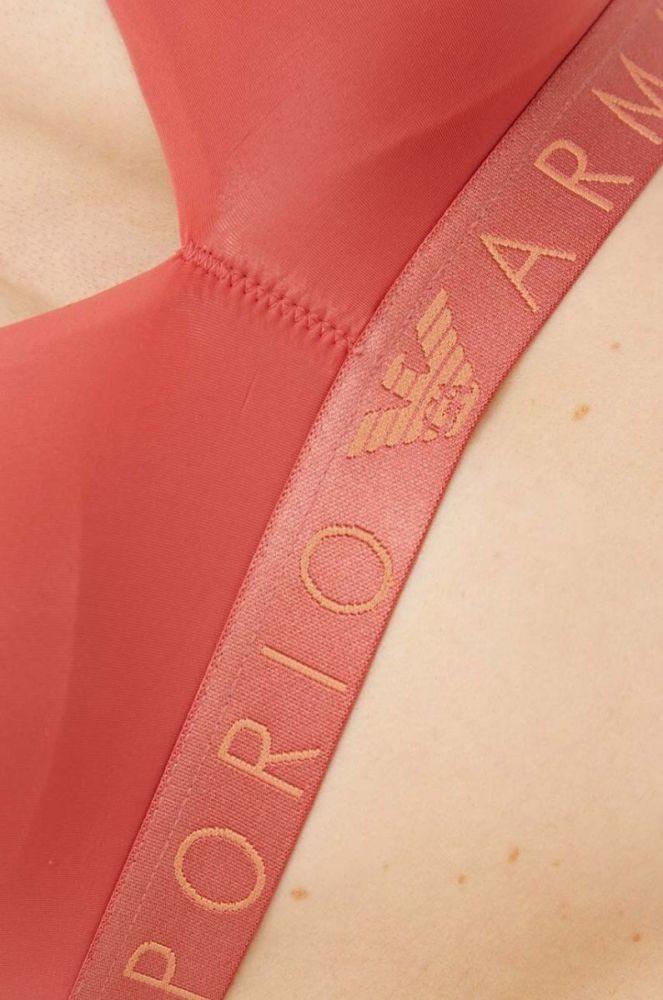 Бюстгальтер Emporio Armani Underwear колір рожевий однотонний (3351174) фото 4