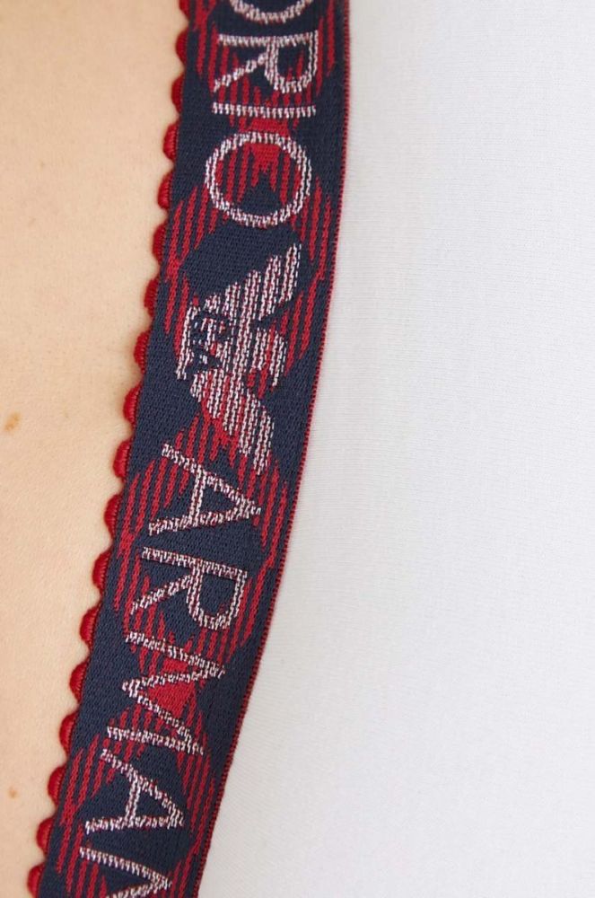 Набір: бюстгальтер і труси Emporio Armani Underwear колір білий фото 5