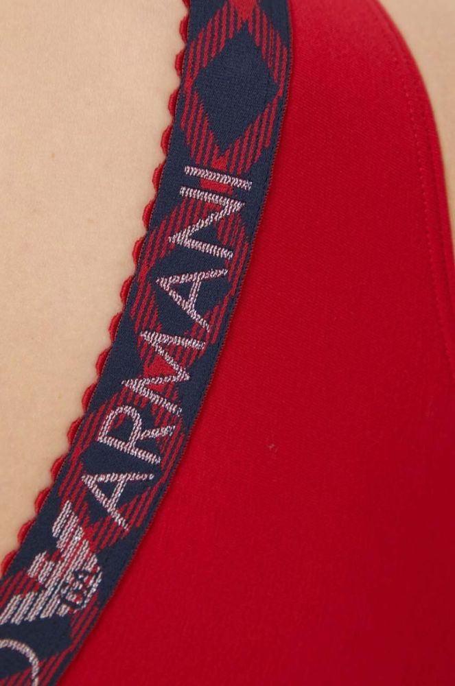 Набір: бюстгальтер і труси Emporio Armani Underwear колір червоний фото 5