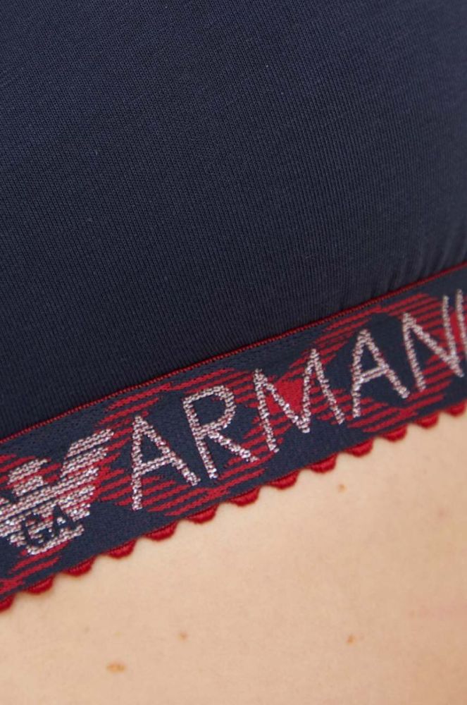 Набір: бюстгальтер і труси Emporio Armani Underwear колір синій фото 5