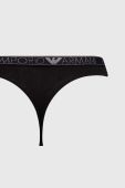Стринги Emporio Armani Underwear 2-pack колір чорний (3374597)