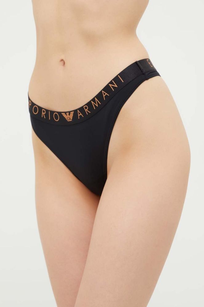 Стринги Emporio Armani Underwear 2-pack колір чорний (3353802)