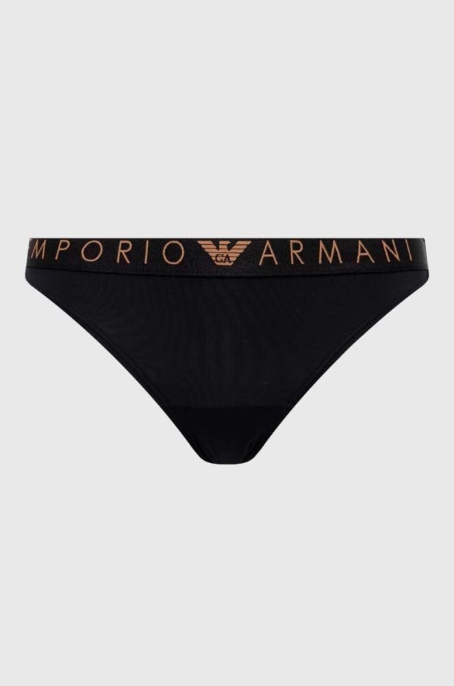 Бразиліани Emporio Armani Underwear 2-pack колір чорний фото 2