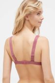 Бюстгальтер United Colors of Benetton колір рожевий мереживо однотонний