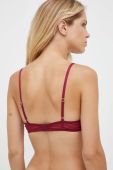 Бюстгальтер HUGO колір червоний однотонний