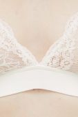 Бюстгальтер BOSS колір бежевий мереживо однотонний