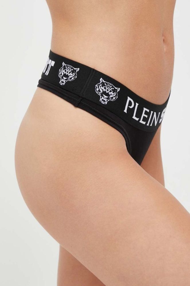 Бюстгальтер та стрінги PLEIN SPORT колір чорний фото 5