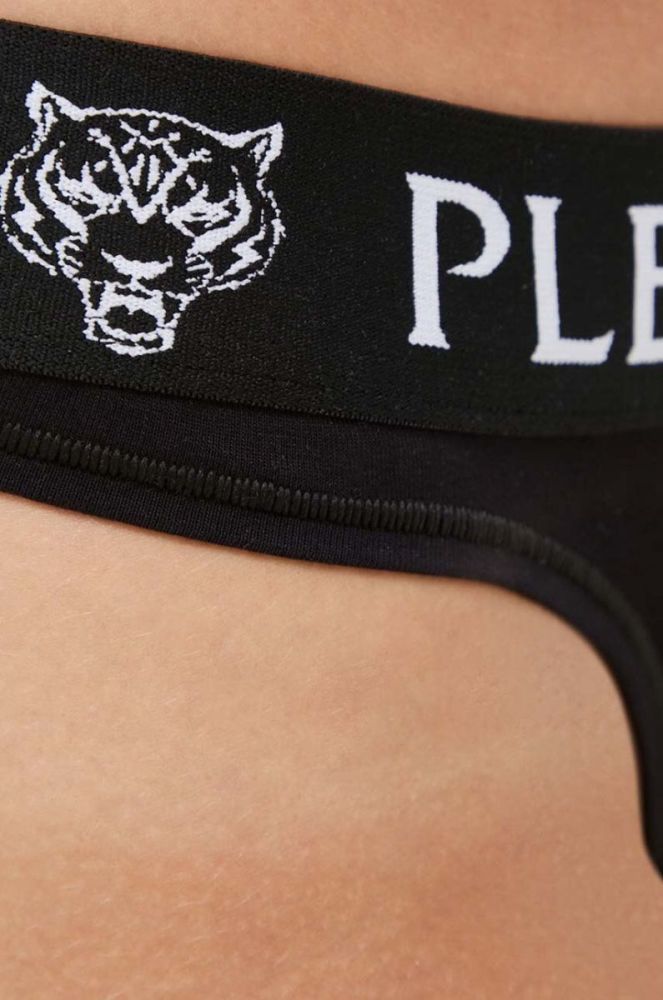 Бюстгальтер та стрінги PLEIN SPORT колір чорний фото 7