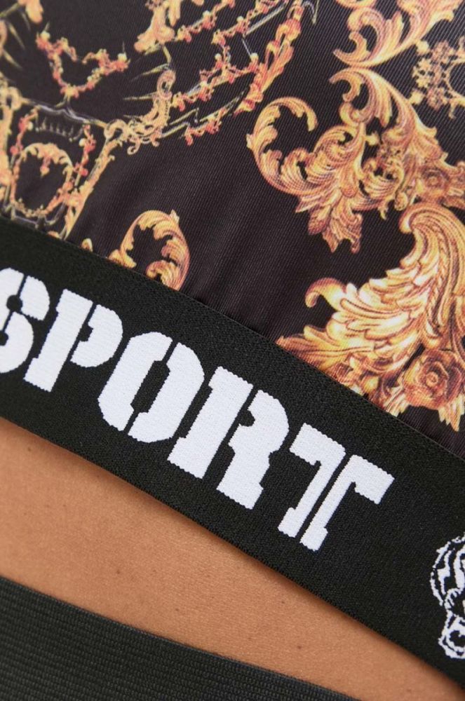 Топ PLEIN SPORT колір чорний фото 5