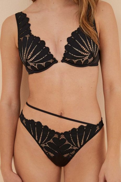 Стринги women'secret SENSE 1 колір чорний 5356426