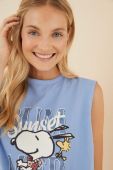 Бавовняна піжама women'secret Snoopy з бавовни 3136931 колір блакитний