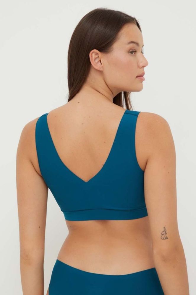 Бюстгальтер Chantelle колір зелений однотонний фото 3