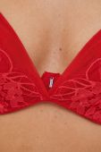 Бюстгальтер Chantelle колір червоний мереживо однотонний (3393609)