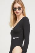 Боді Karl Lagerfeld Jeans жіночі колір чорний