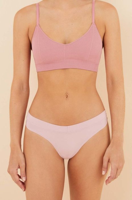 Стринги women'secret SECOND ROUND колір рожевий 876750