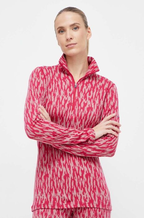 Функціональний лонгслів Icebreaker Merino 260 Verte колір рожевий