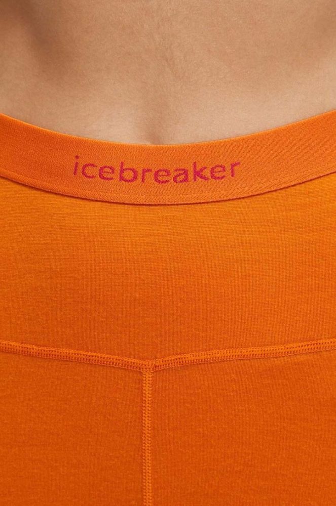 Функціональні легінси Icebreaker 200 Oasis колір помаранчевий фото 4