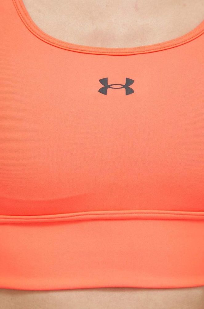 Спортивний бюстгальтер Under Armour Crossback колір помаранчевий однотонний фото 5