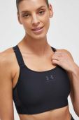 Спортивний бюстгальтер Under Armour колір чорний однотонний