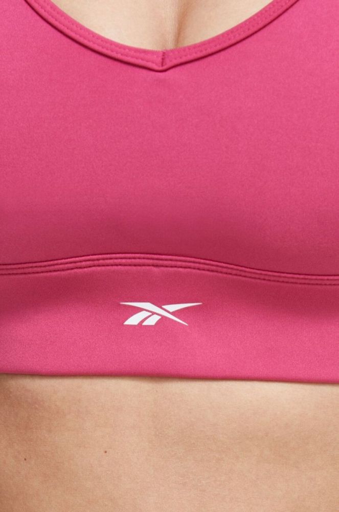 Спортивний бюстгальтер Reebok Identity Training колір рожевий однотонний (3566118) фото 5