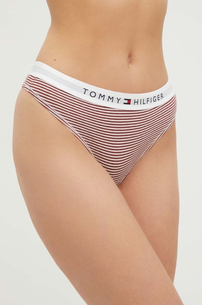 Стринги Tommy Hilfiger колір бордовий (3506128)