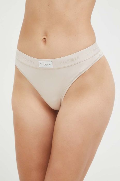 Стринги Tommy Hilfiger колір бежевий (3526985)