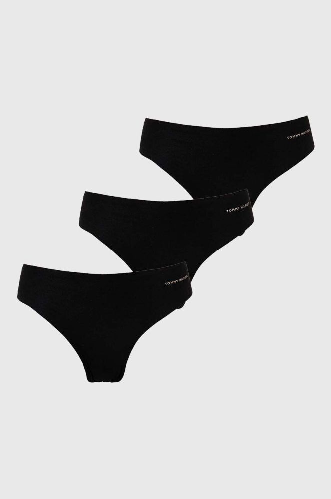 Труси Tommy Hilfiger 3-pack колір чорний