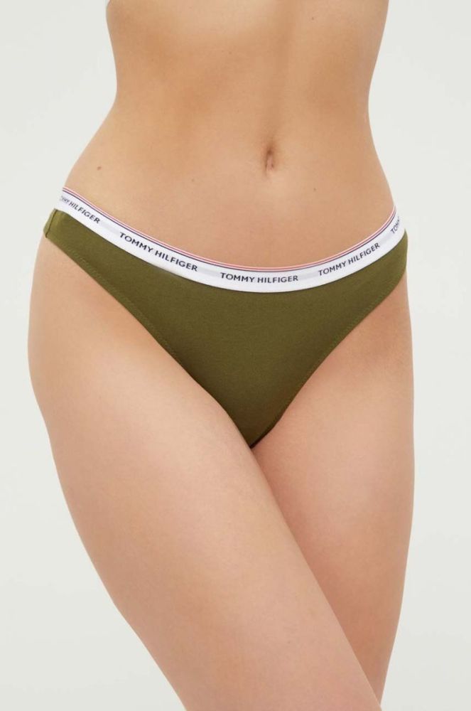 Стринги Tommy Hilfiger 3-pack колір рожевий фото 2